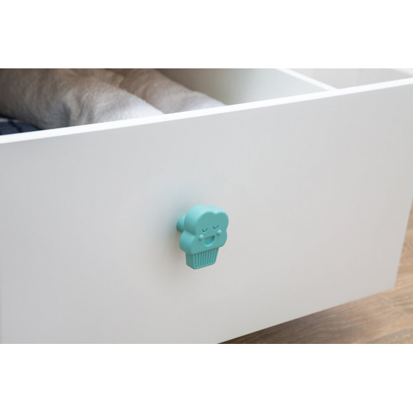 Bouton De Meuble Muffin Plastique Mat H.30 X L.34 X P.44 Mm