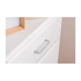 Lot De 6 Poignées De Meuble Entraxe 192 Mm Aluminium Anodisé