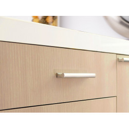 Lot De 4 Poignées De Meuble Entraxe 128 Mm Aluminium Anodisé