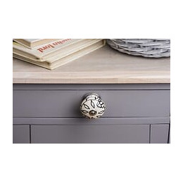 Bouton De Meuble Boule Noir