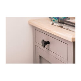 Lot De 6 Boutons De Meuble Rond Noir Plastique H.27 X L.33 X P.33 Mm