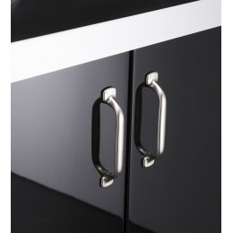 Poignée De Meuble Zamak Satiné, Entraxe 96 Mm