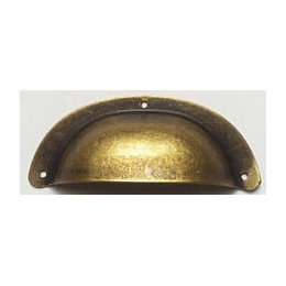 Poignée De Meuble Coquille Zamak Laitonné