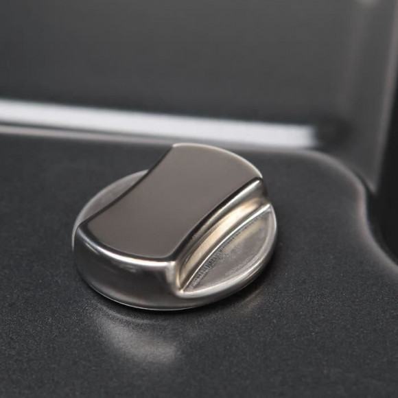 Villeroy + Boch Evier Cuisine A Encastrer 1 Grand Bac + 1 Egouttoir Architectura - Ceramique - 97 X 48 Cm - Noir Ebene