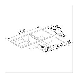 Blanco Metra 8s Pdur Blanc &siphon Blanco - 513260