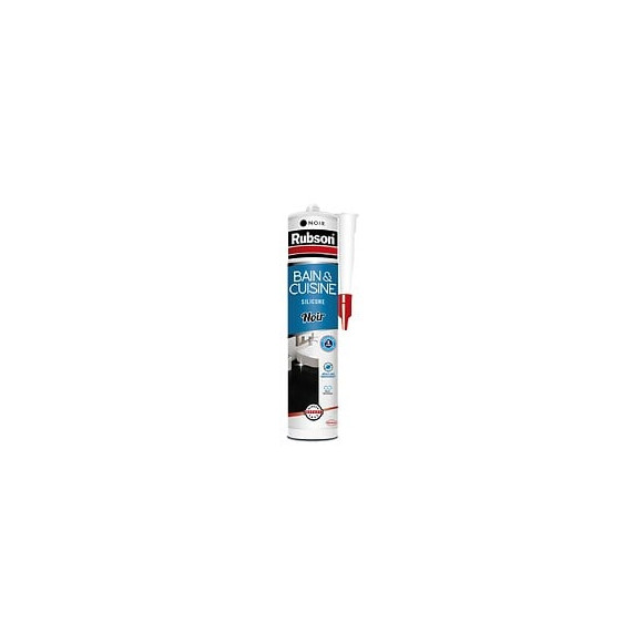Mastic D'étanchéité Cuisine Et Bain Rubson Silicone Noir 280 Ml