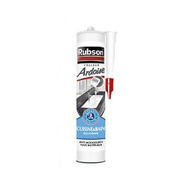 Mastic D'étanchéité Cuisine Et Bain Rubson Silicone Ardoise 280ml