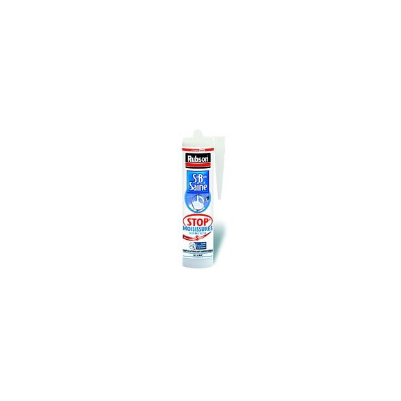 Mastic Antimoisissure Rubson, Blanc, 280 Ml