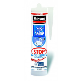 Mastic Antimoisissure Rubson, Blanc, 280 Ml