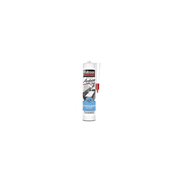 Mastic D'étanchéité Cuisine Et Bain Rubson Silicone Ardoise 280ml