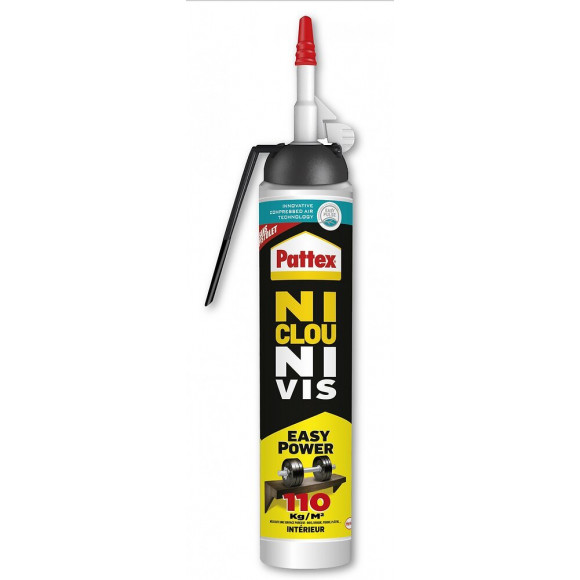 Ncnv Easy Power Msp 266 Gr Pattex Ni Clou Ni Vis Easy Power, 266 G Blanc