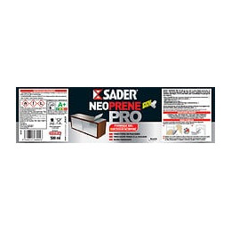 Colle Néoprène Gel Pro Sader, 500 Ml