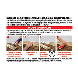 Sader Fixation Multiusage, 310ml Blanc