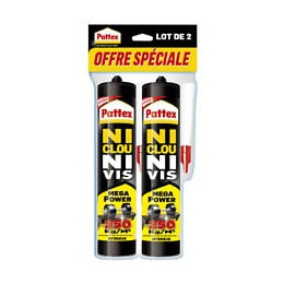 Colle Mastic Ni Clou Ni Vis Mega Power Pattex, 740 G