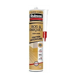 Mastic D'étanchéité Boiserie, Parquet Et Plinthe Rubson 280 Ml Chêne Clair