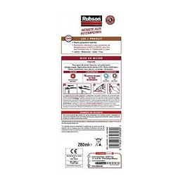 Mastic D'étanchéité Façade Rubson Haute Résistance 280 Ml Blanc