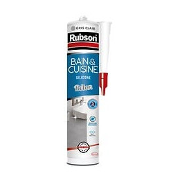Mastic D'étanchéité Cuisine Et Bain Rubson Silicone Béton 280ml