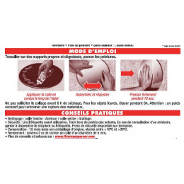 Colle Néoprène Gel Fixer Sans Percer Sader, 50g