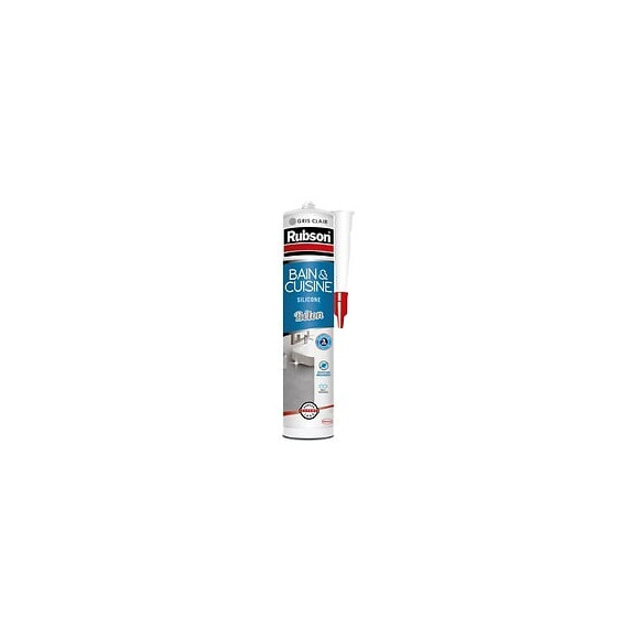 Mastic D'étanchéité Cuisine Et Bain Rubson Silicone Béton 280ml