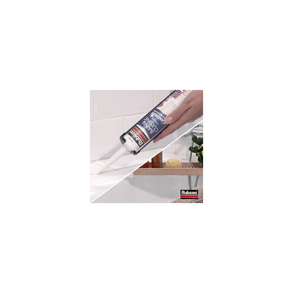 Mastic D'étanchéité Cuisine Et Bain Hygiène Rubson Blanc Pure 280ml