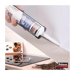 Mastic D'étanchéité Cuisine Et Bain Hygiène Rubson Blanc Pure 280ml