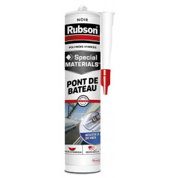 Mastic D'étanchéité Usage Spécifique Pont De Bateaux Rubson Noir 280ml