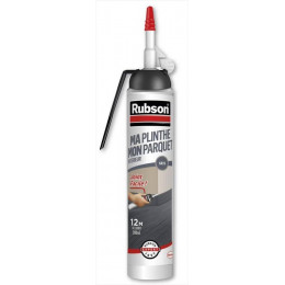 Mastic D'étanchéité Boiserie, Parquet Et Plinthe Rubson 200 Ml Gris Moyen