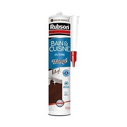 Mastic D'étanchéité Cuisine Et Bain Rubson Silicone Marron 280ml