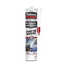 Mastic D'étanchéité Usage Spécifique Pont De Bateaux Rubson Noir 280ml