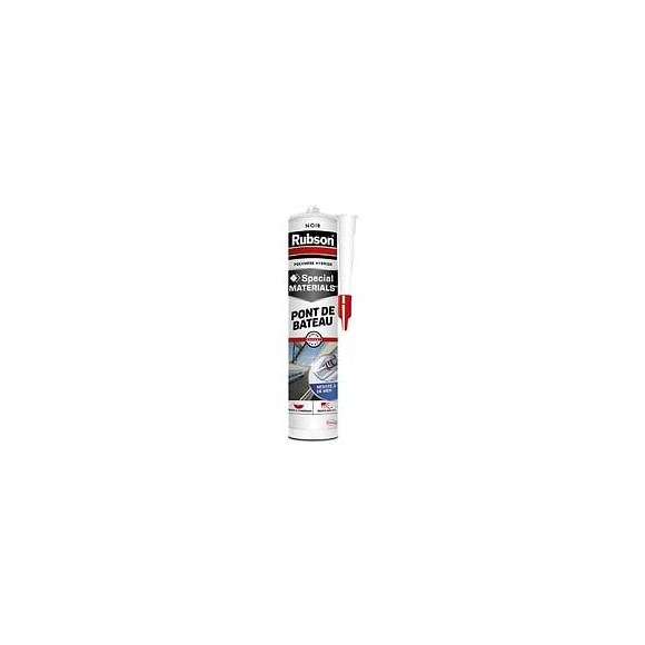 Mastic D'étanchéité Usage Spécifique Pont De Bateaux Rubson Noir 280ml
