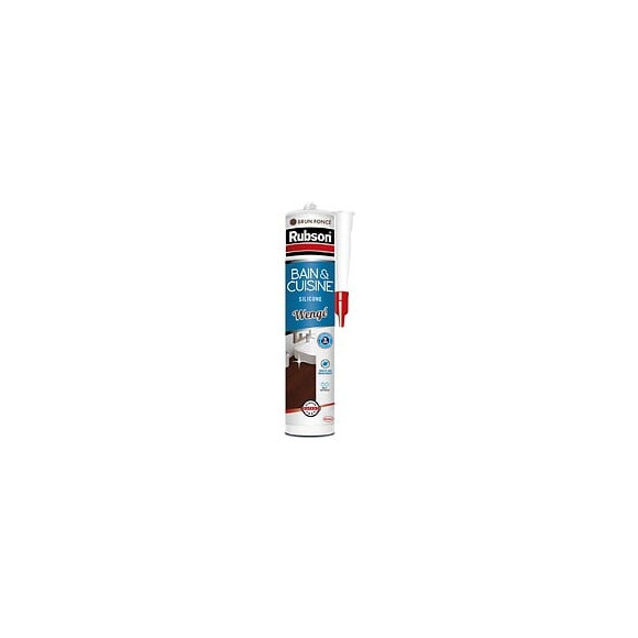 Mastic D'étanchéité Cuisine Et Bain Rubson Silicone Marron 280ml