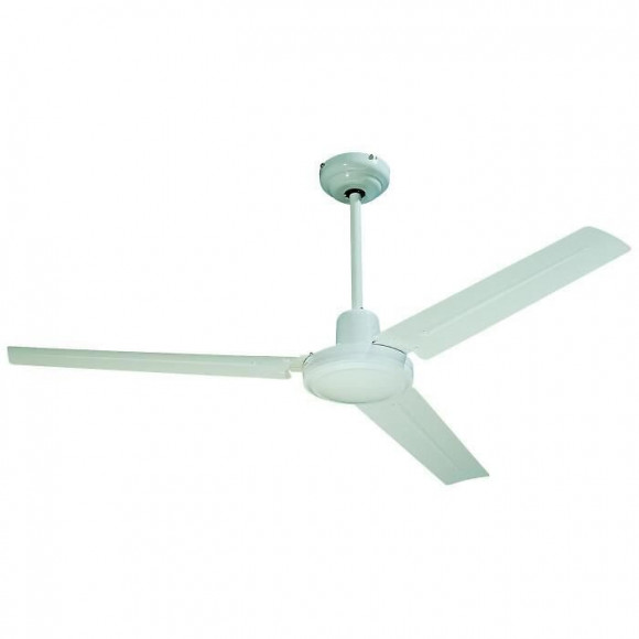 Farelek - Seychelles O 122 Cm - Ventilateur De Plafond Reversible - 3 Pales Metal Laquees Blanc - 112416