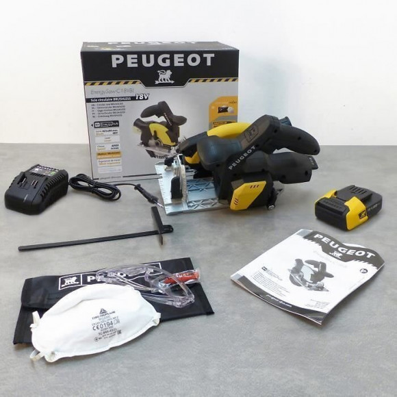 Peugeot Outillage Scie Circulaire Energysaw-c18vbl