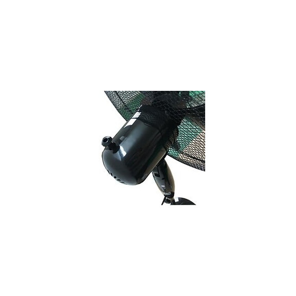 Oceanic Ventilateur Sur Pied 45 Watts - Diametre 40 Cm - Hauteur Reglable - Oscillation - Noir