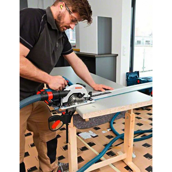 Scie Circulaire Bosch Gks 18v-57 G (1 X 5,0ah Gal1880cv L-boxx 238)