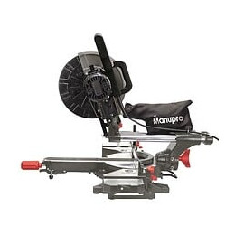 Manupro Scie A Onglet Radiale 2 Lames Multi Materiau 255 Mm 2000w