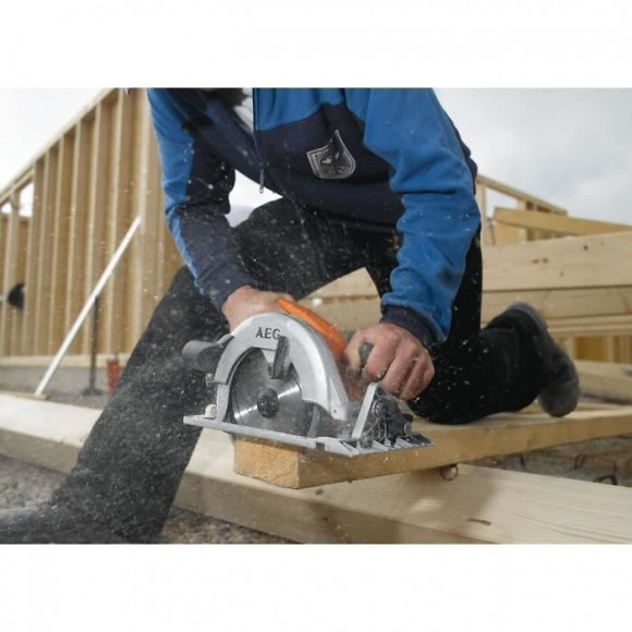 Aeg Scie Circulaire Ks66-2 - 1600 W - O 66 Mm - Livree En Sac Avec Lame 24 Dents