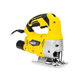 Power Tool - Scie Sauteuse Électrique 1300w Cadence 800-3000 Tours/min + Inclinaison - Découpage Bois + Métal Chantier Ateli