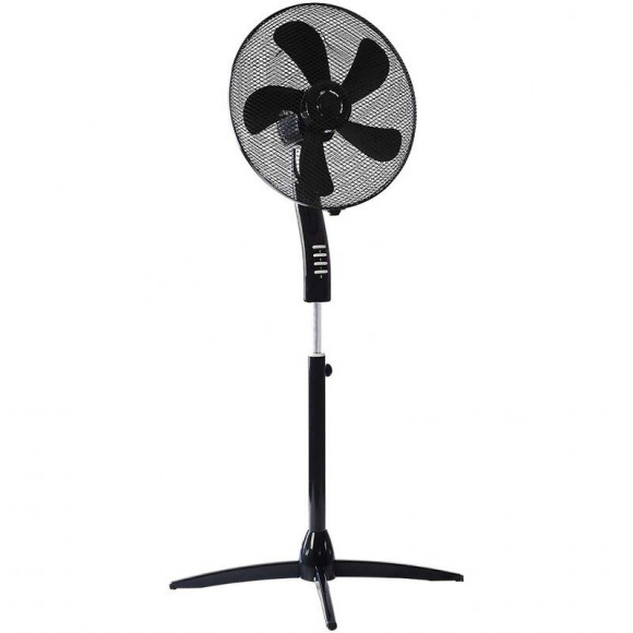 Dtools - Ventilateur Sur Pied - 55w - Voltage 230v/50hz - Diamètre 40" - 3 Vitesses - Noir