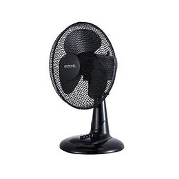 Oceanic Pack De 2 Ventilateurs De Table - 40 Watts - Diametre 30 Cm - 3 Vitesses - Oscillant - Noir