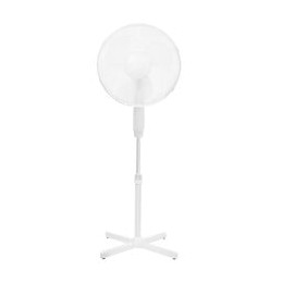 Dtools - Ventilateur Sur Pied - Puissance 45w 230 V/50 Hz - 3 Niveaux De Vitesse Faible-moyen-élevé - Blanc
