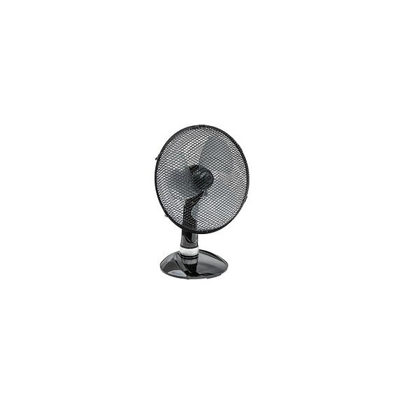 Dtools - Ventilateur De Bureau - 40w - Voltage 230v/50hz - Taille 12" - Ventilateur De Table - Noir