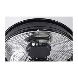 Oceanic Pack De 2 Ventilateurs Industriel De Sol - Brasseur Dair - 120 W - 3 Vitesses - Diametre 45 Cm - Noir