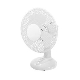 Oceanic Ventilateur De Table - 30 Watts - Diametre 23 Cm - 2 Vitesses - Oscillant
