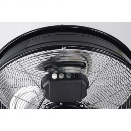 Oceanic Pack De 2 Ventilateurs Industriel De Sol - Brasseur Dair - 120 W - 3 Vitesses - Diametre 45 Cm - Noir