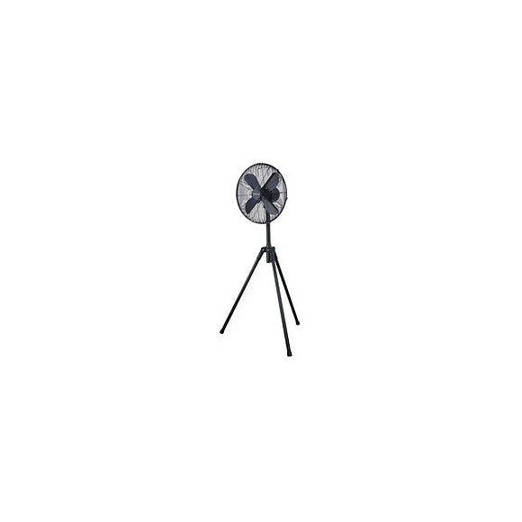 Oceanic Ventilateur Trepied 50 W - Diametre 40 Cm - Hauteur Reglable - Oscillation - Noir - Design Industriel