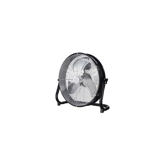 Oceanic Ventilateur Industriel De Sol - Brasseur Dair - 120 W - 3 Vitesses - Diametre 45 Cm - Noir