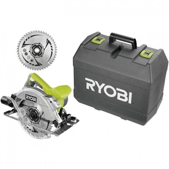 Ryobi Scie Circulaire 1600 Watts + 2 Lames