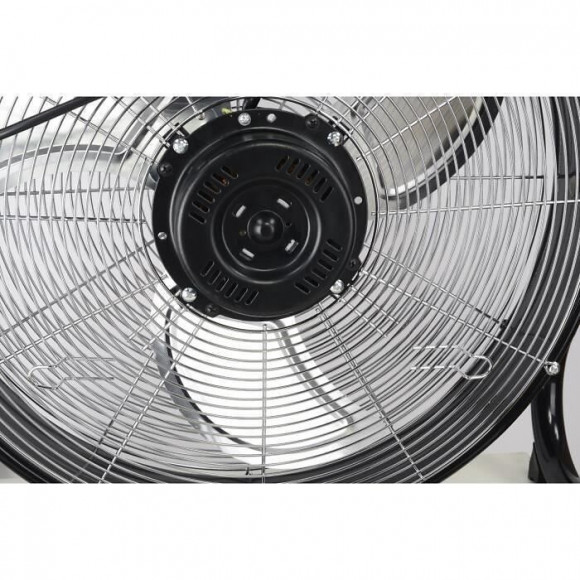 Oceanic Ventilateur Industriel De Sol - Brasseur Dair - 120 W - 3 Vitesses - Diametre 45 Cm - Noir