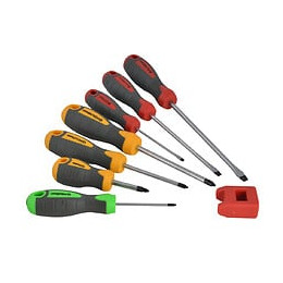 Malette De 7 Tournevis Avec Magnétiseur (plat/ph/pz)